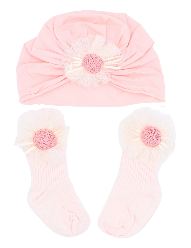 Pink Flower Ivory Petal Gift Set