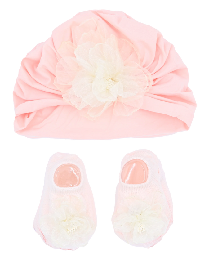 Ivory Flower Pink Base Gift Set