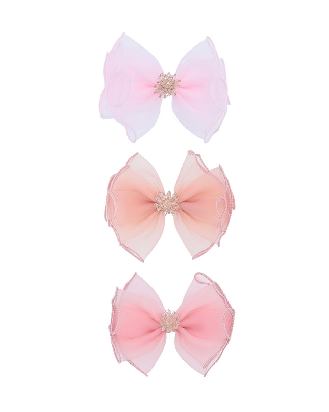 Kidsatelier-Tulleen-MTHC4206-multicolor-crystal-flower-bow-hairclip-set