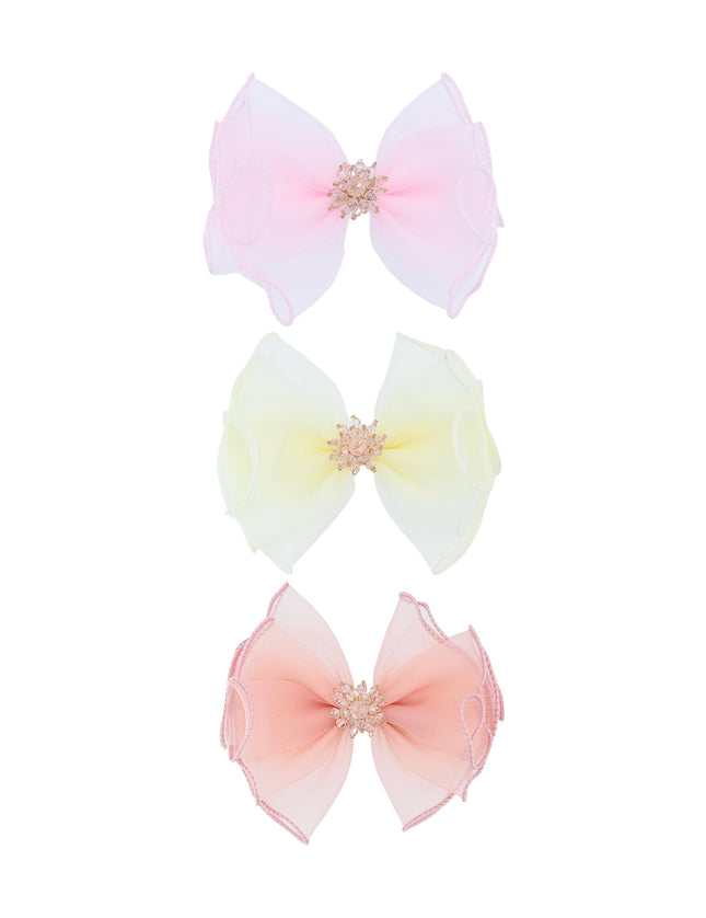 Kidsatelier-Tulleen-MTHC4206-multicolor-crystal-flower-bow-hairclip-set
