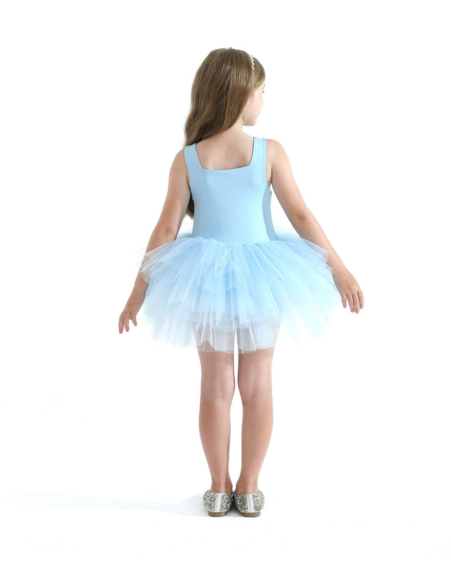Light Blue Layered Leotard