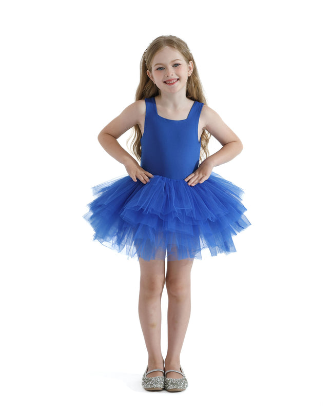 Royal Blue Layered Leotard