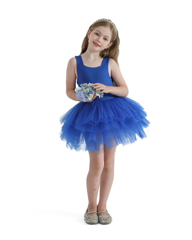 Royal Blue Layered Leotard