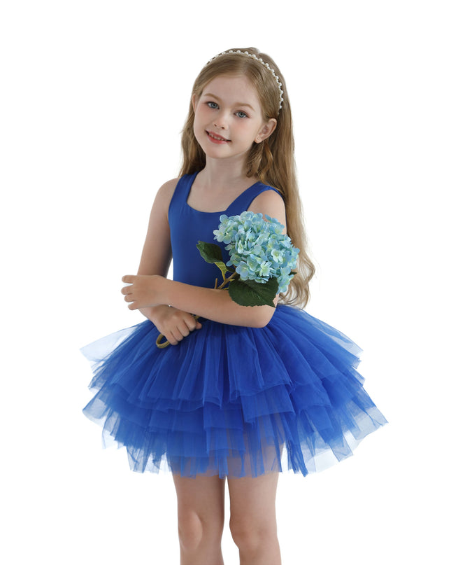Royal Blue Layered Leotard