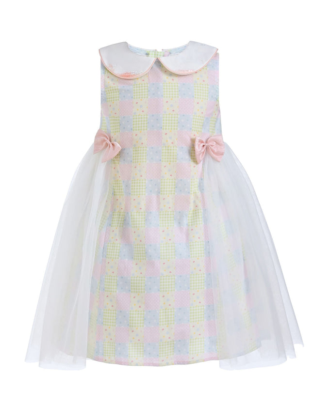 kidsatelier-mimi-tutu-Yellow-Spring-Gingham-Tulle-Dress