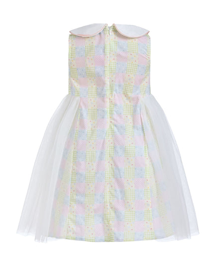 kidsatelier-mimi-tutu-Yellow-Spring-Gingham-Tulle-Dress