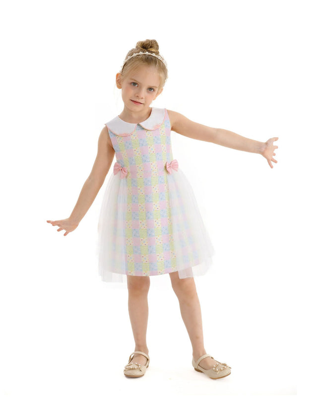 kidsatelier-mimi-tutu-Yellow-Spring-Gingham-Tulle-Dress