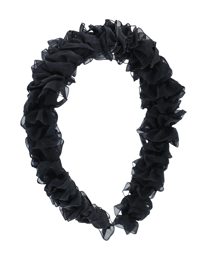 kids atelier mimi tutu Multicolored Tulle Ruffle Headband