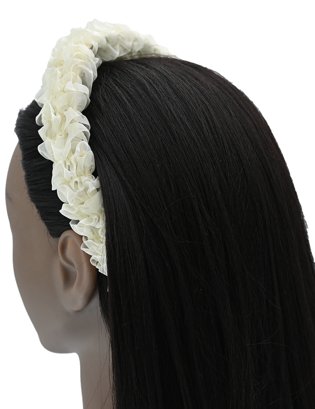 kids atelier mimi tutu Multicolored Tulle Ruffle Headband