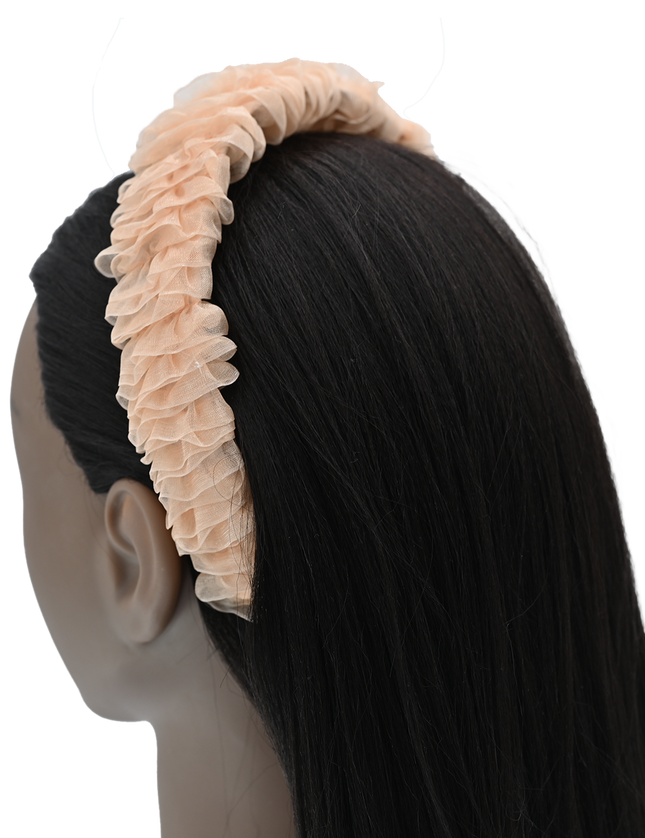 kids atelier mimi tutu Multicolored Tulle Ruffle Headband