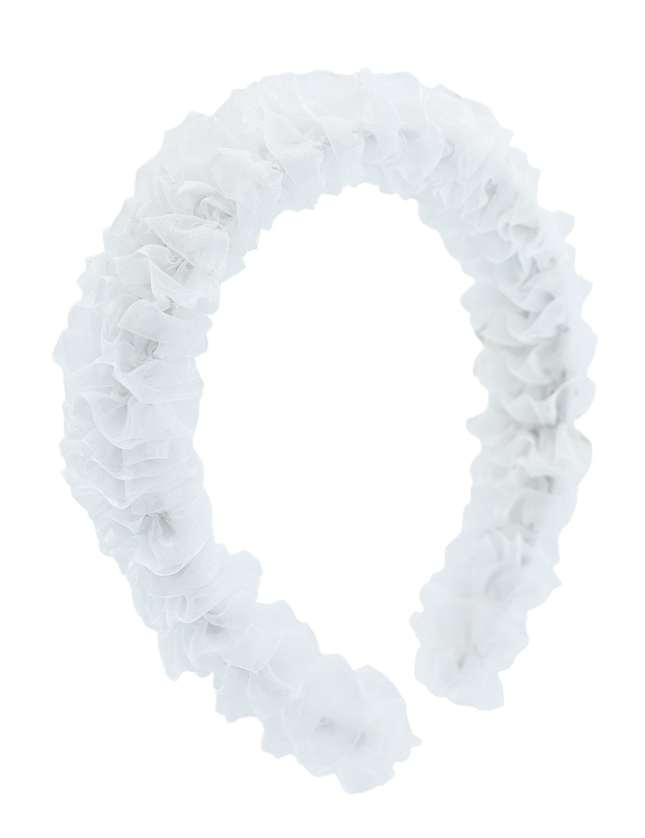 kids atelier mimi tutu Multicolored Tulle Ruffle Headband