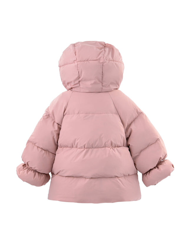 kids atelier mimi tutu pink Glow Heart-Pocket Puffer Jacket