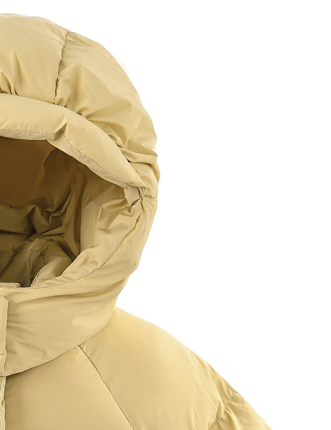 kids atelier mimi tutu Yellow Glow Heart-Pocket Puffer Jacket