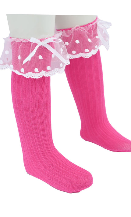 kidsatelier-mimitutu-Ankle-Skirt-Polka-Bow-Socks