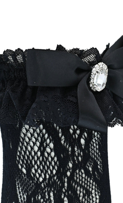 kidsatelier-mimitutu-Rhinestone-Lace-trim-Bow-Socks
