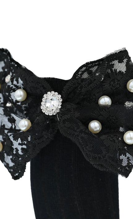 kidsatelier-mimitutu-Pearl-Ribbon-Rhinestone-Bow-Socks