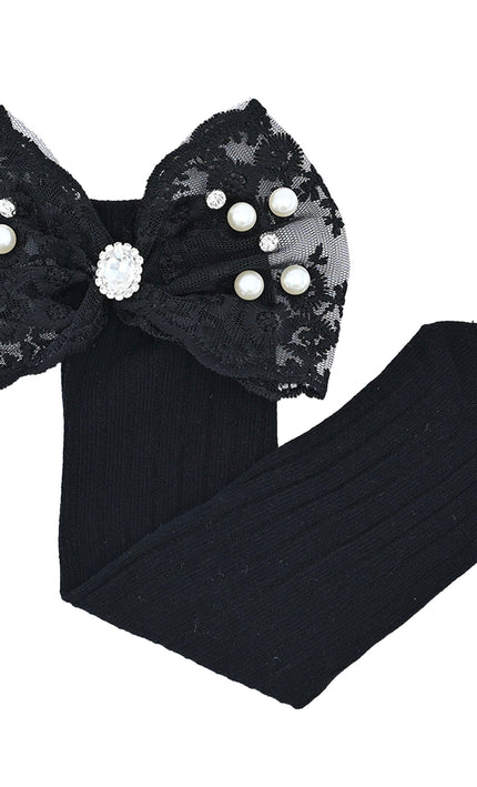 kidsatelier-mimitutu-Pearl-Ribbon-Rhinestone-Bow-Socks