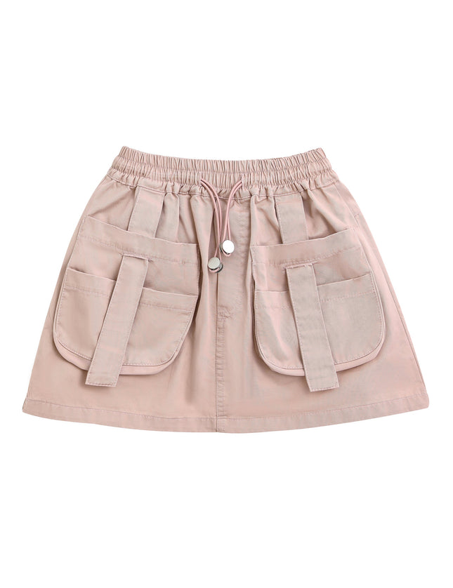 kidsatelier-mimitutu-Ivory-Pink-Strap-Bow-Shorts-Set