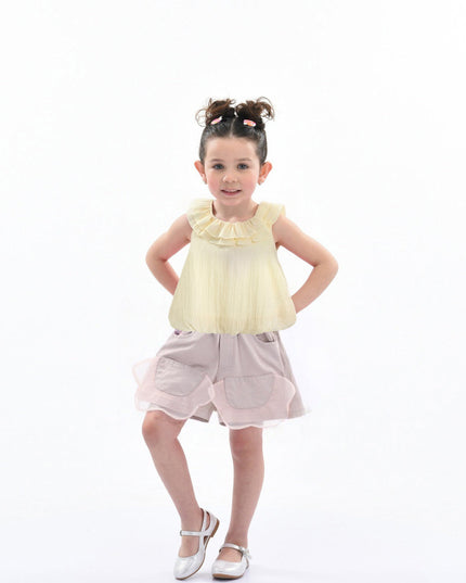 kidsatelier-mimitutu-Yellow-Mauve-Ruffle-Outfit-Set