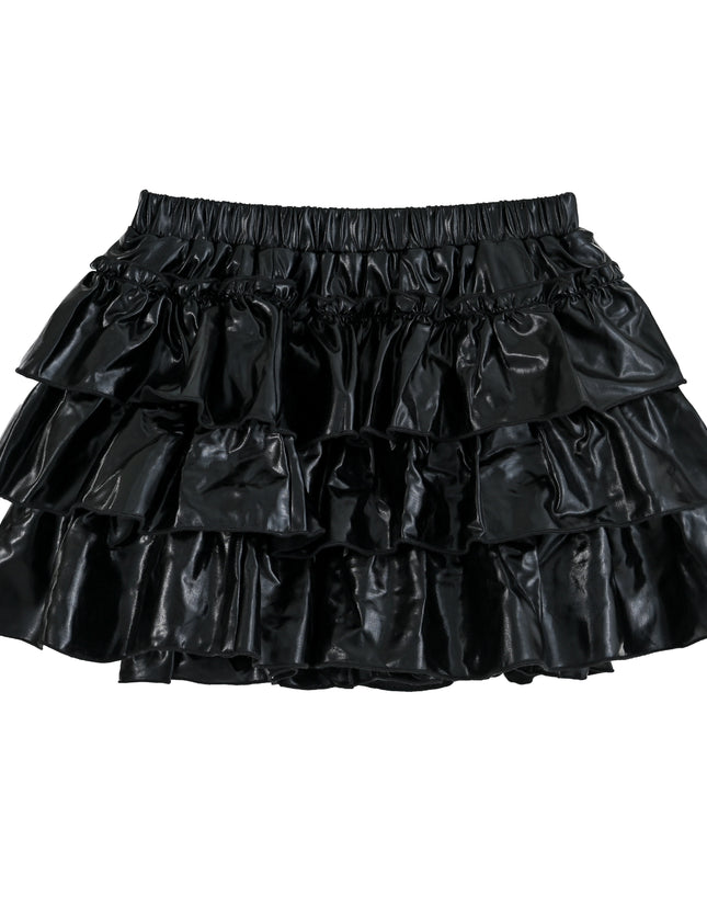 kids atelier mimi tutu Black Tiered Mini Skirt