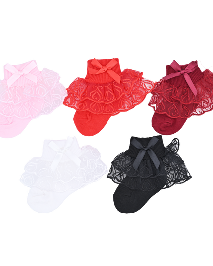 kidsatelier-mimitutu-Laced-Ribbon-Bow-Socks-Set