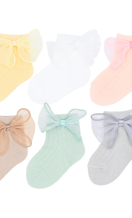 kidsatelier-mimitutu-Cotton-Tulle-Bow-Socks-Set