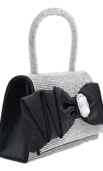 kidsatelier-mimitutu-Black-Bow-Accented-Silver-Rhinestone-Handbag