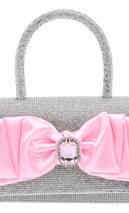 kidsatelier-mimitutu-Pink-Bow-Accented-Silver-Rhinestone-Handbag