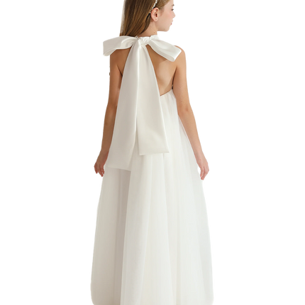 White Sleeveless Ocala Dress