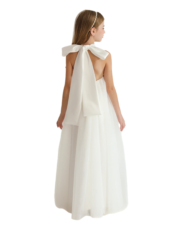 White Sleeveless Ocala Dress