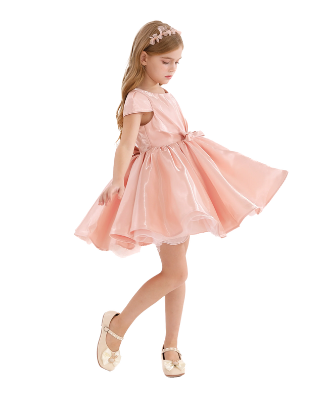 Pink Bow Short Solera Dress