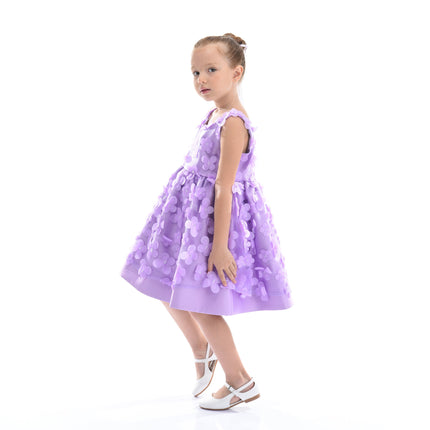 Purple Lago Floral Dress