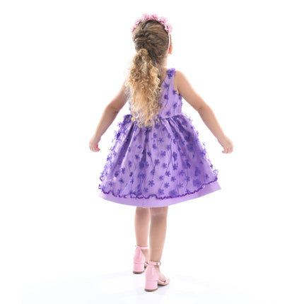 Purple Ravine Floral Dress