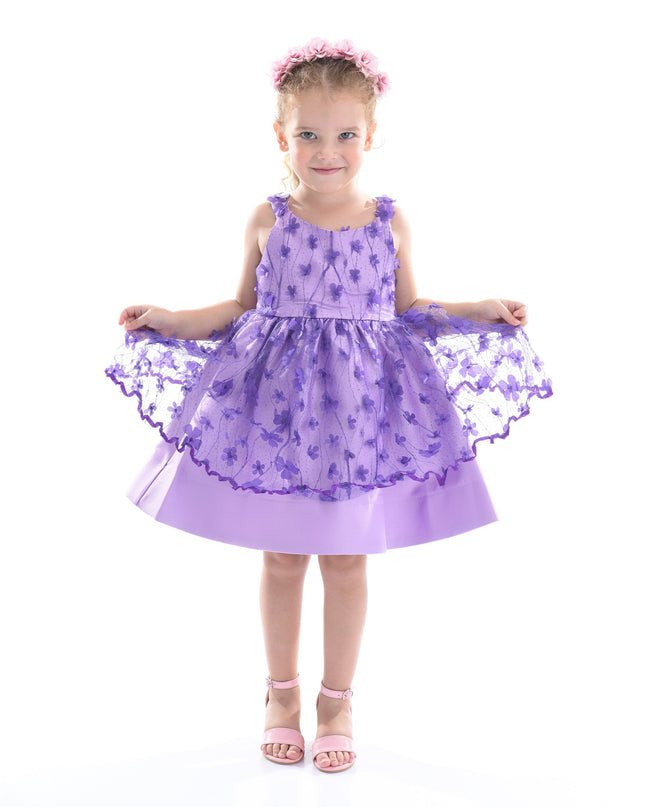 Purple Ravine Floral Dress