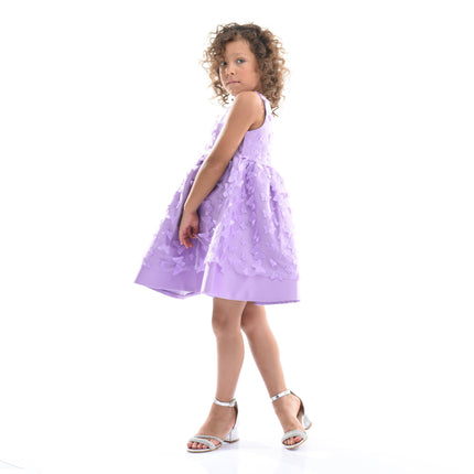 Lavender Mariposa Tulle Dress