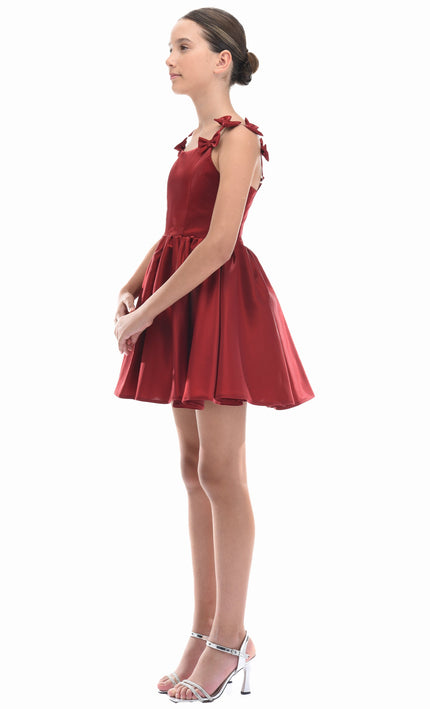 Red Bow Dumont Dress