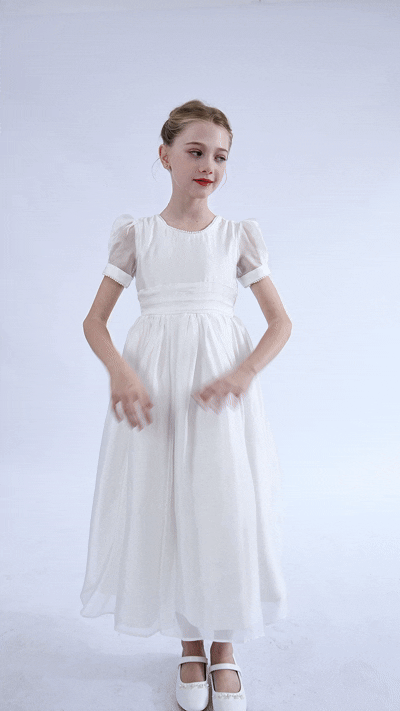kids atelier tulleen White Zavelle Formal Dress