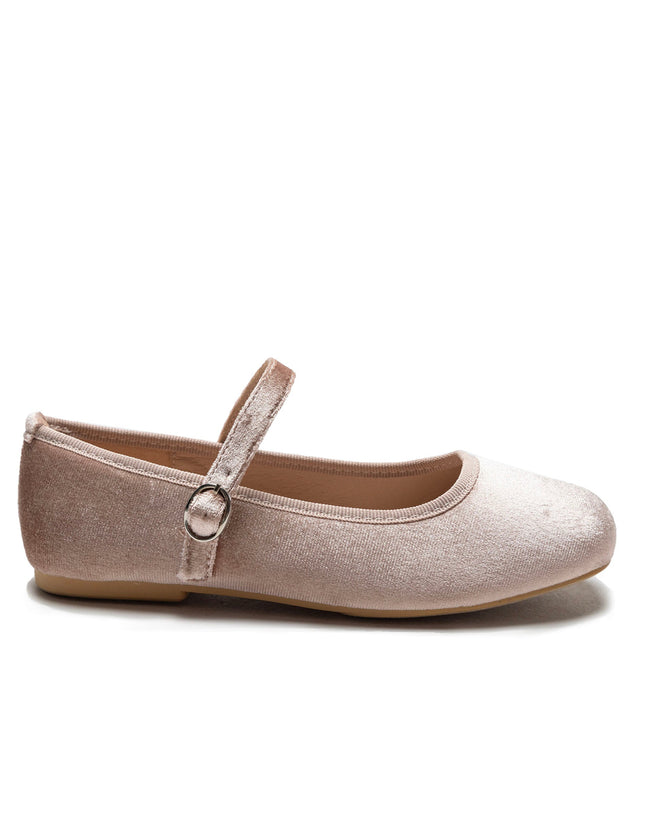 Kidsatelier-Tulleen-TSM42010-Powder-michelle-satin-velvet-flats