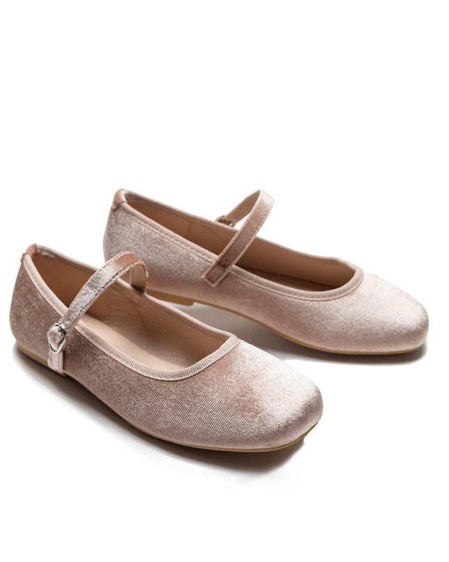 Kidsatelier-Tulleen-TSM42010-Powder-michelle-satin-velvet-flats