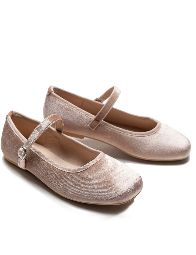 Kidsatelier-Tulleen-TSM42010-Powder-michelle-satin-velvet-flats