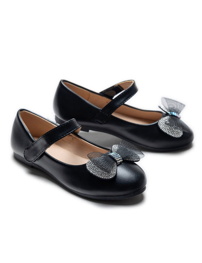 Kidsatelier-Tulleen-TSM42003-Black-lydia-bow-flats