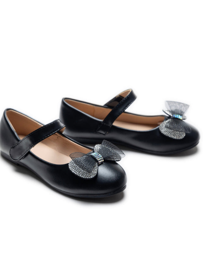 Kidsatelier-Tulleen-TSM42003-Black-lydia-bow-flats