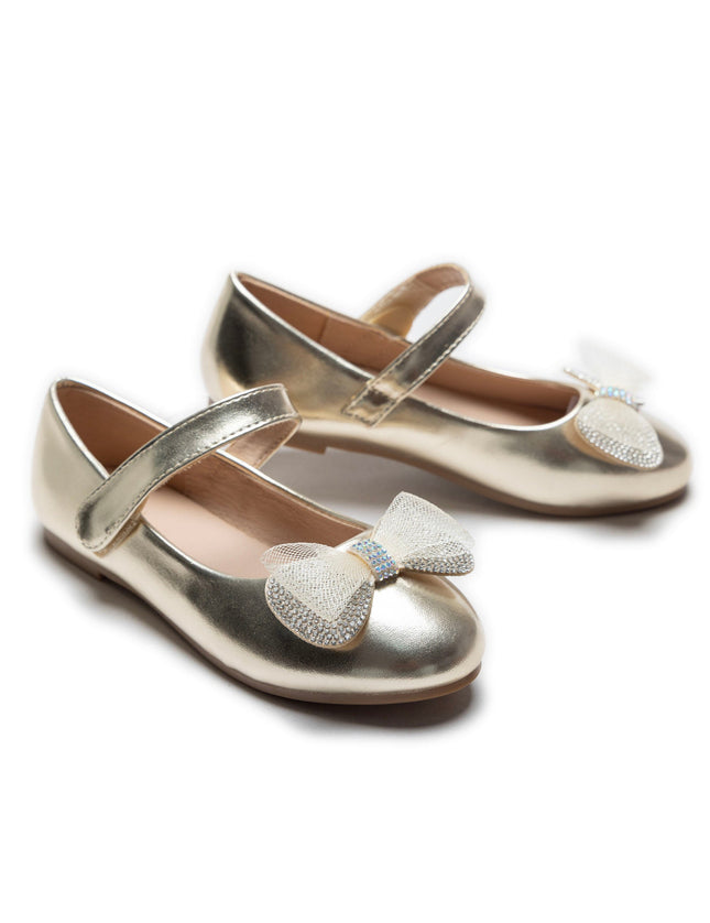 Kidsatelier-Tulleen-TSM42003-Gold-lydia-bow-flats