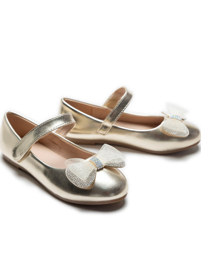 Kidsatelier-Tulleen-TSM42003-Gold-lydia-bow-flats