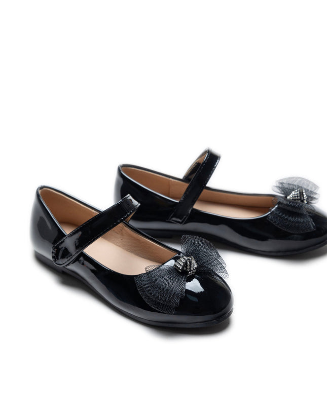 Kidsatelier-Tulleen-TSM42004-Black-lucille-bow-flats