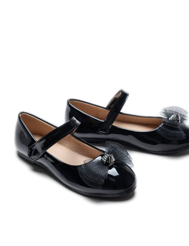 Kidsatelier-Tulleen-TSM42004-Black-lucille-bow-flats