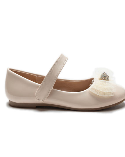 Kidsatelier-Tulleen-TSM42004-Cream-lucille-bow-flats