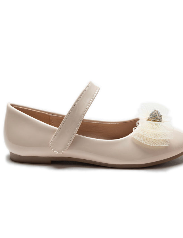 Kidsatelier-Tulleen-TSM42004-Cream-lucille-bow-flats