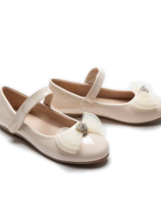 Kidsatelier-Tulleen-TSM42004-Cream-lucille-bow-flats