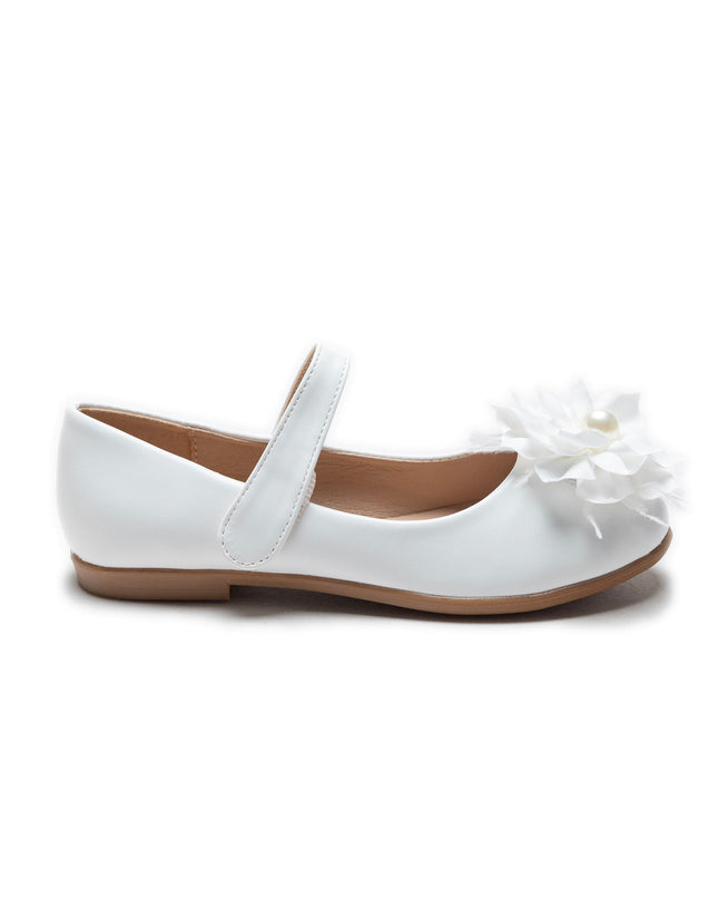 White Dahlia Flower Flats